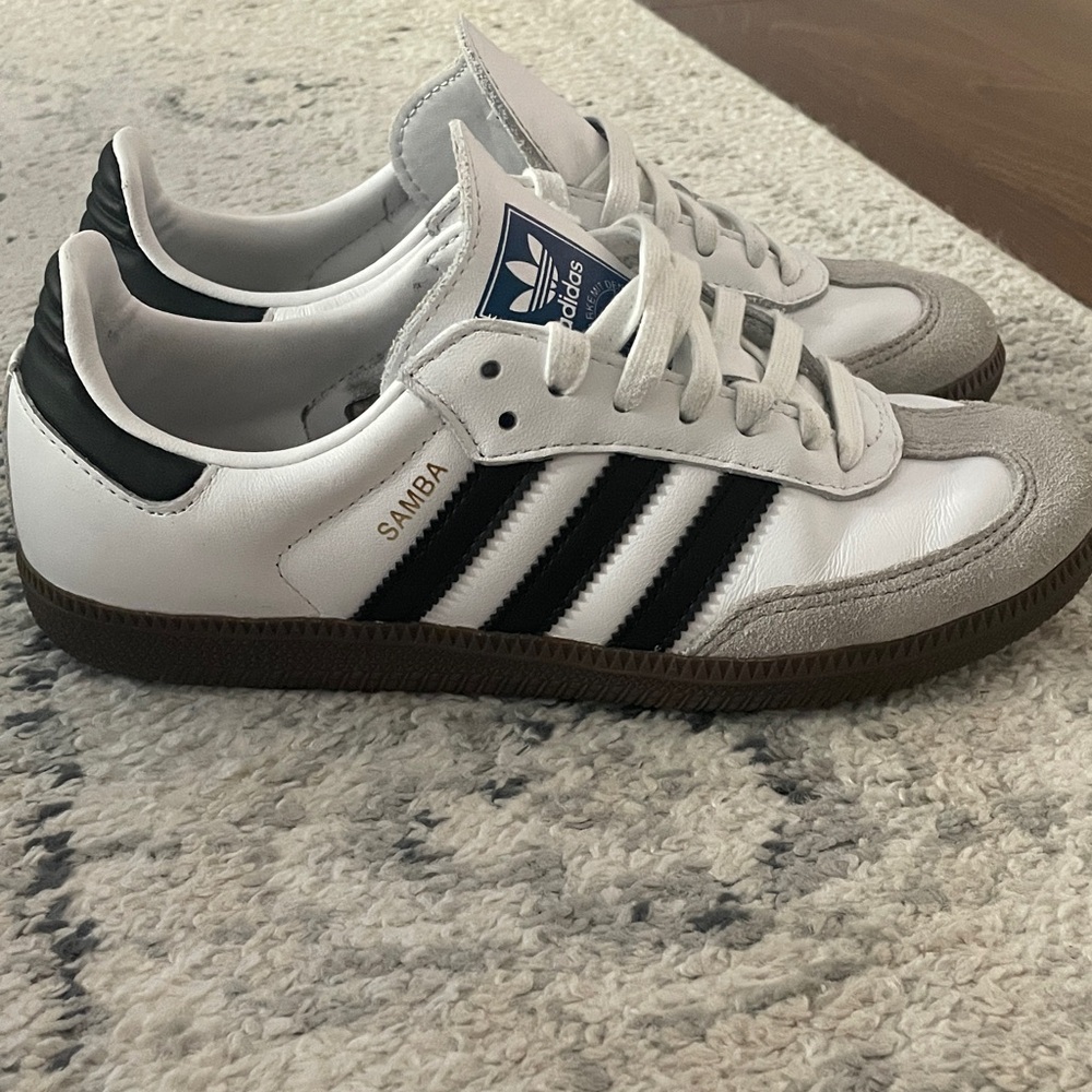 Adidas Samba White Black Gray Sneakers